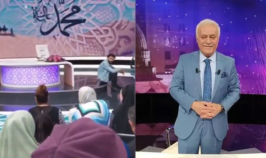 Nihat Hatipoğlu2nun kamera arkası görüntüleri ifşa oldu