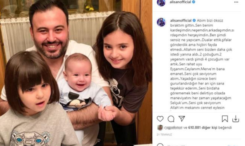 Alişan Ölen Kardeşinin Çocuklarına Sahip Çıktı: ‘4 Çocuğum Var Artık’
