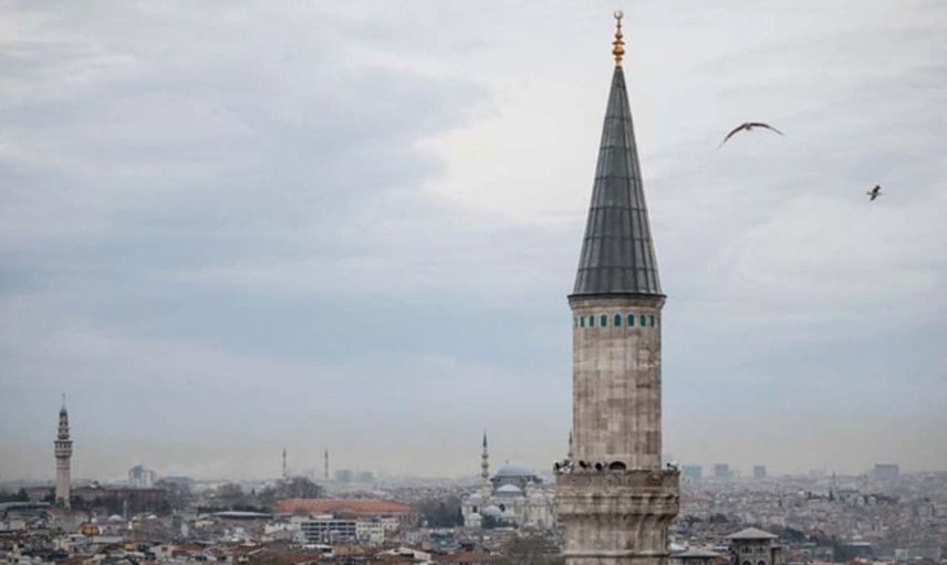 Ayasofya'nın Minaresinden Tarihi Yarımada Görüntüsü Büyüledi