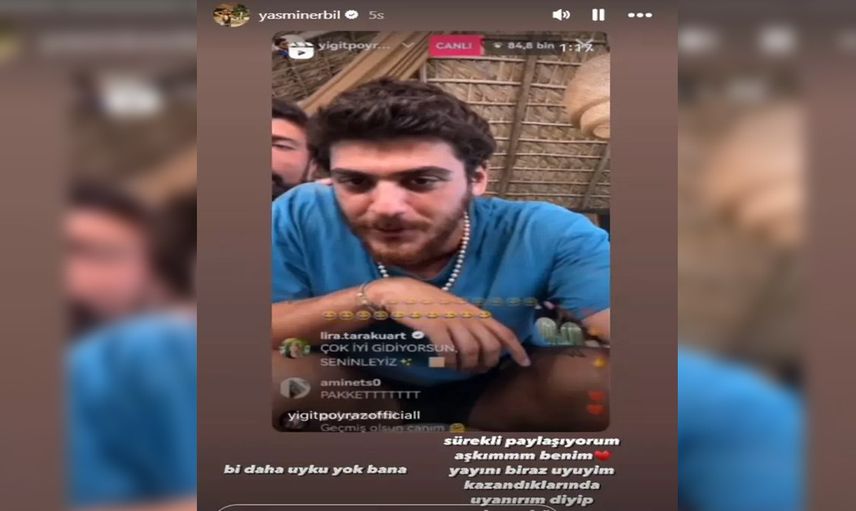 Survivor Yiğit isyan etti: İletişim ödülü kazanıp yayın açtı, sevgilisi Yasmin Erbil uyuyakaldı!