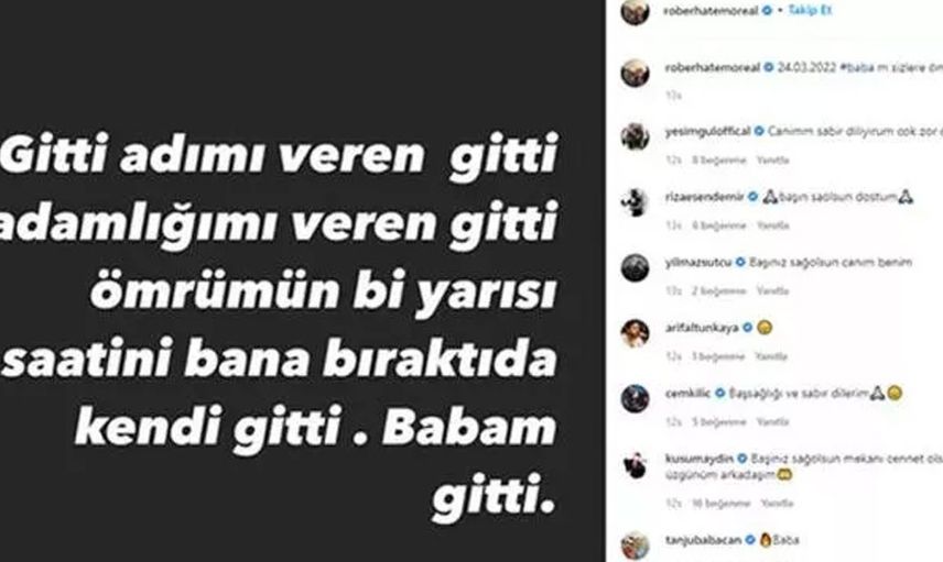 Bir evladın en acı günü: Babasını kaybeden Rober Hatemo cenazede gözyaşlarını tutamadı