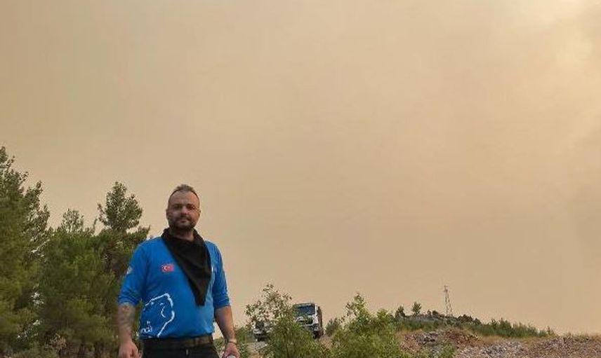 Gurbetçi İtfaiyeci Bavulunu Alıp Orman Yangınları İçin Geldi