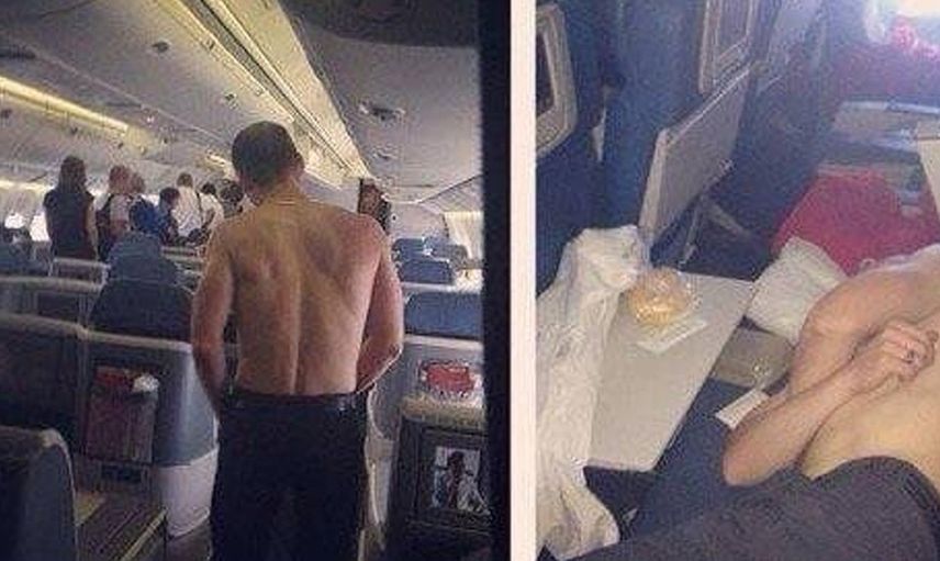 Yolculuklarda yaptıkları uygunsuz davranışlarla dikkat çeken tuhaf insanlar