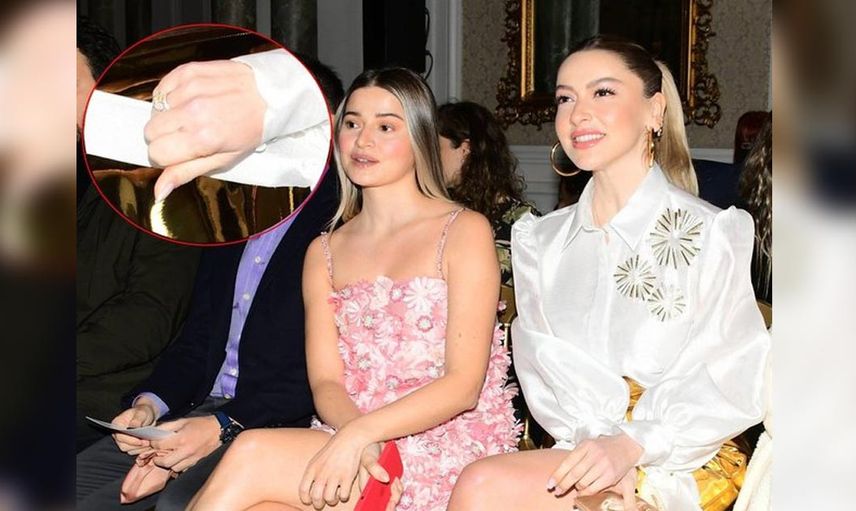Hadise'nin nişan yüzüğü ne kadar? Hadise nişan yüzüğü ile görüldü! Hadise ve Mehmet Dinçerler dün akşam nişanlandı!