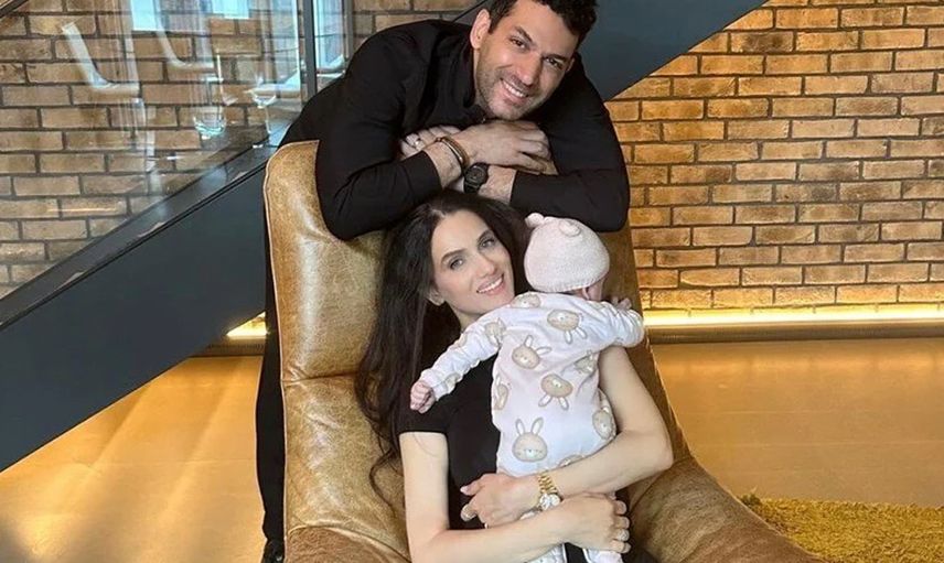 Yanlışlıkla paylaştı: Ünlü oyuncu Murat Yıldırım'ın kızının yüzü ilk kez görüldü!
