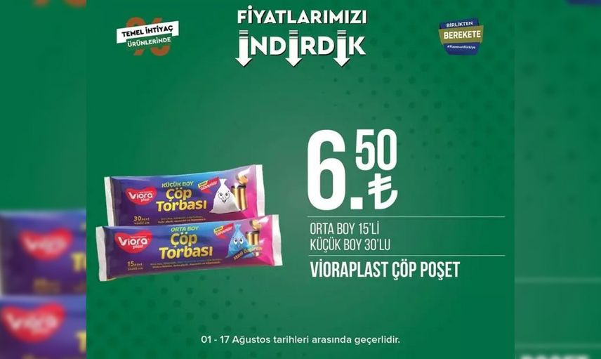 Vatandaş akın etti: Tarım Kredi Kooperatif Market ağustos ayı indirimli ürünleri belli oldu