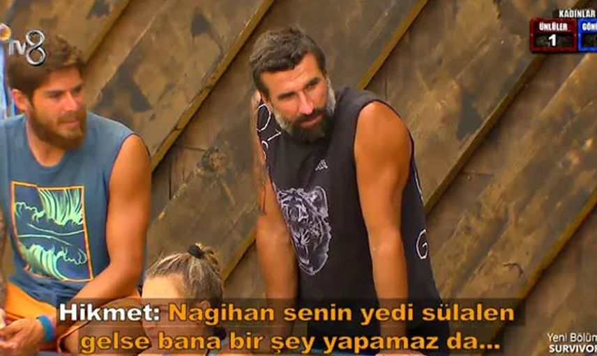 Survivor’da gergin anlar Acun çıldırdı ortalığı yıktı! Nagihan ve Hikmet’in kavgası bu kadar da olmaz dedirtti!