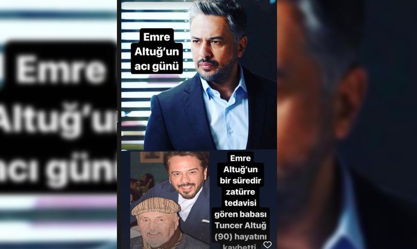 Emre Altuğ ve babası