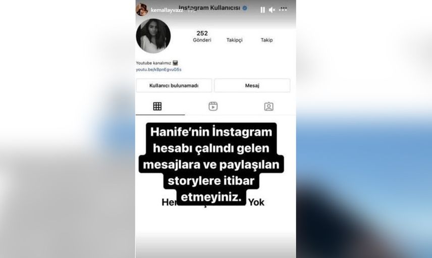 Fenomen Gelin Adayı Hanife'nin Paylaşımları