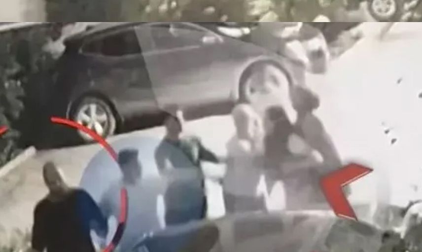 Polatları ele veren meğer komşu kavgasıymış: Dilan tekmeler savurdu, Engin'e kimse hakim olamadı! İşte o görüntüler!
