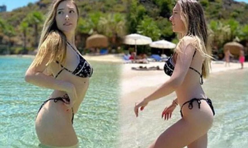Yasmin Erbil bikinisiyle ortalığı kasıp kavurdu babası Mehmet Ali Erbil sinirden deliye döndü