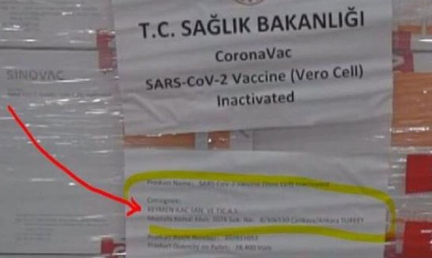 Çin Aşılarını Fotoğraflayan TRT Muhabirinden İlaç Firması Detayına Vurgu!