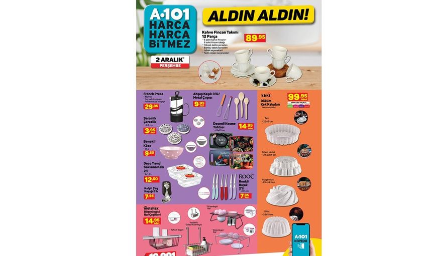 A101 Aktüel Kataloğunda 2 Aralık 2021 Tarihinde Neler Var?