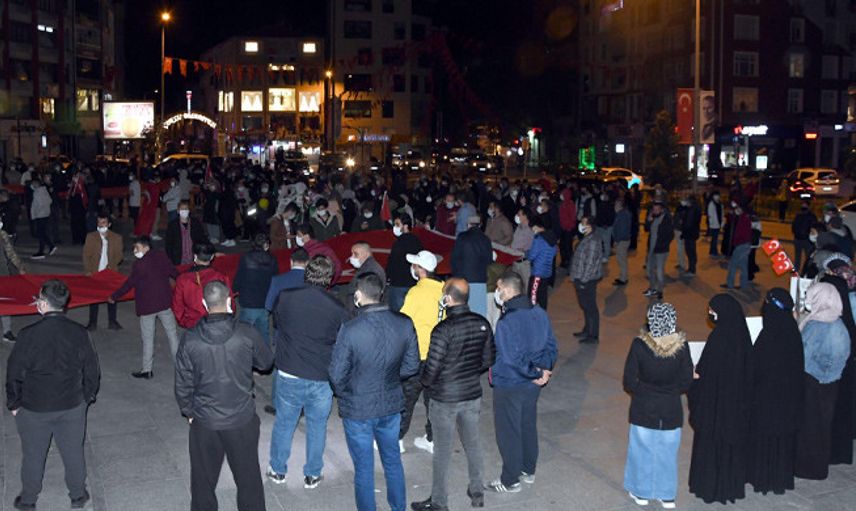 İsrail'in Mescid-i Aksa'ya Yönelik Saldırıları Protesto Edildi
