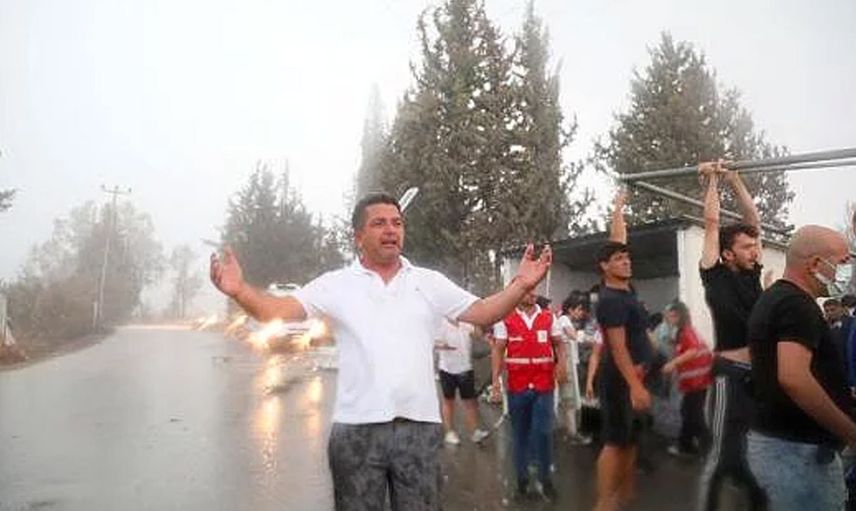Manavgat’ta Yangının Ardından Yağan Yağmur Herkesi Sevindirdi