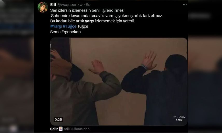 Yargı'daki o sahneye tepkiler çığ gibi büyüyor! ''İması bile korkunç!''
