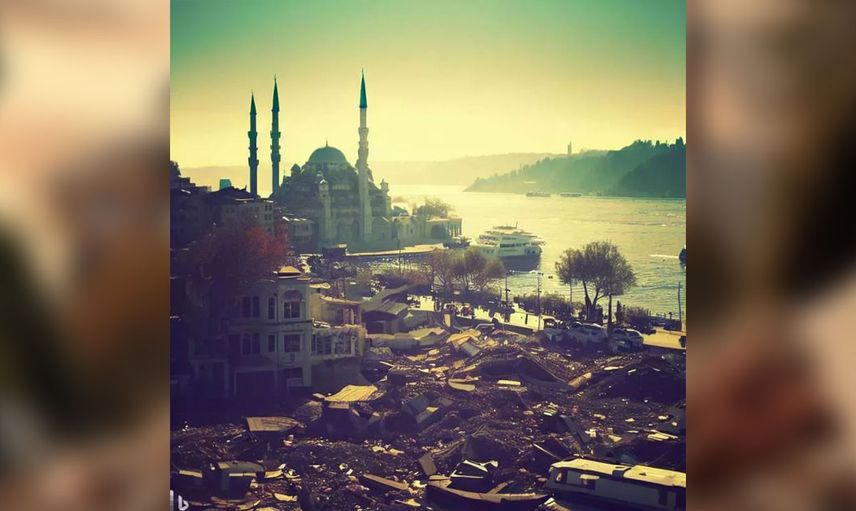 Büyük İstanbul depremini yapay zeka böyle çizdi!