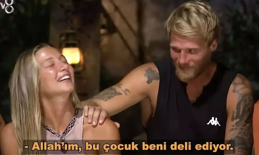 Survivor Yunus Emre'den büyük gaf: Aleyna'nın arkasından ''Karım seni bekliyor'' diye bağırınca...