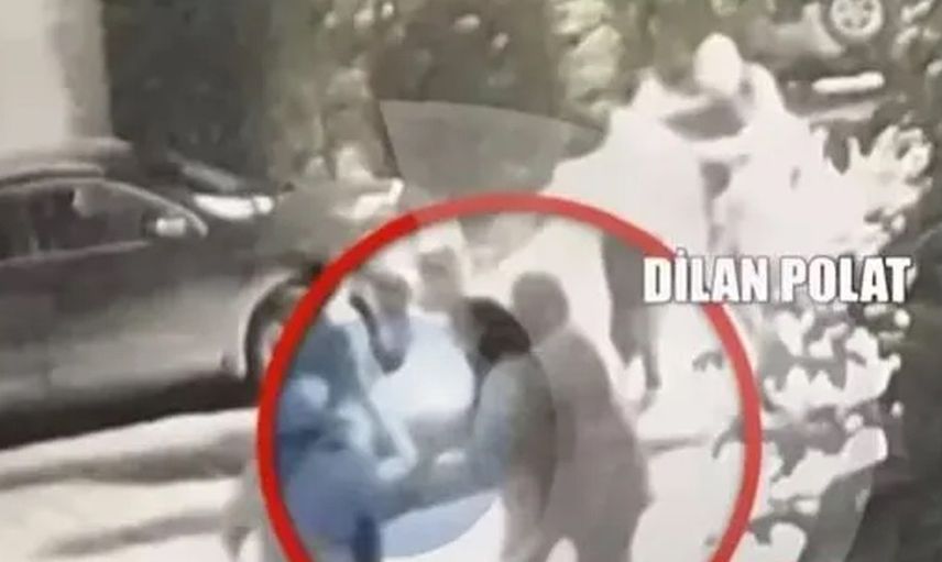 Polatları ele veren meğer komşu kavgasıymış: Dilan tekmeler savurdu, Engin'e kimse hakim olamadı! İşte o görüntüler!