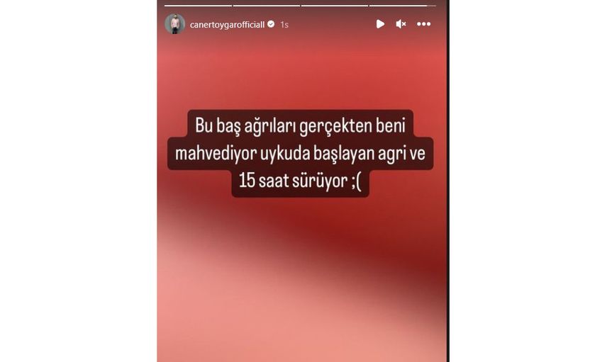 Caner Toygar'dan üzen paylaşım 