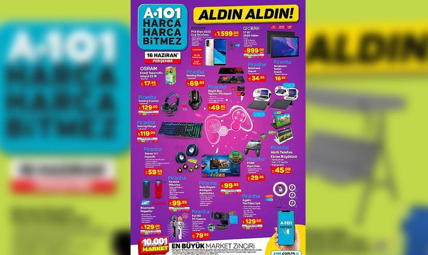 A101 aktüel katalog, A101 indirim ürünleri 
