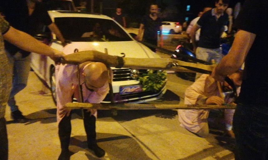 Bursa’da tuhaf düğün geleneği, damada resmen işkence ettiler!