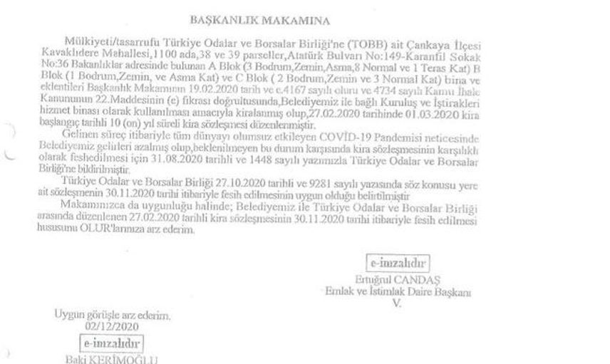 Mansur Yavaş Kullanılmayan Bina İçin 2 Milyon 250 Bin TL Ödeme Yapmış