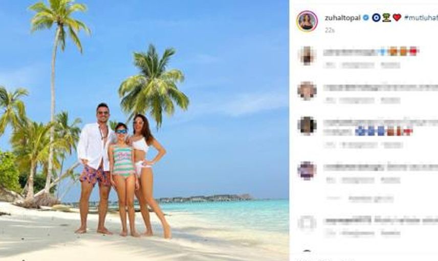 Zuhal Topal bikinisini giydi verdiği pozlar yürekleri hoplattı