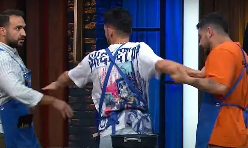 MasterChef'e damga vuran kavga! Barbaros ve Barış birbirine girdi