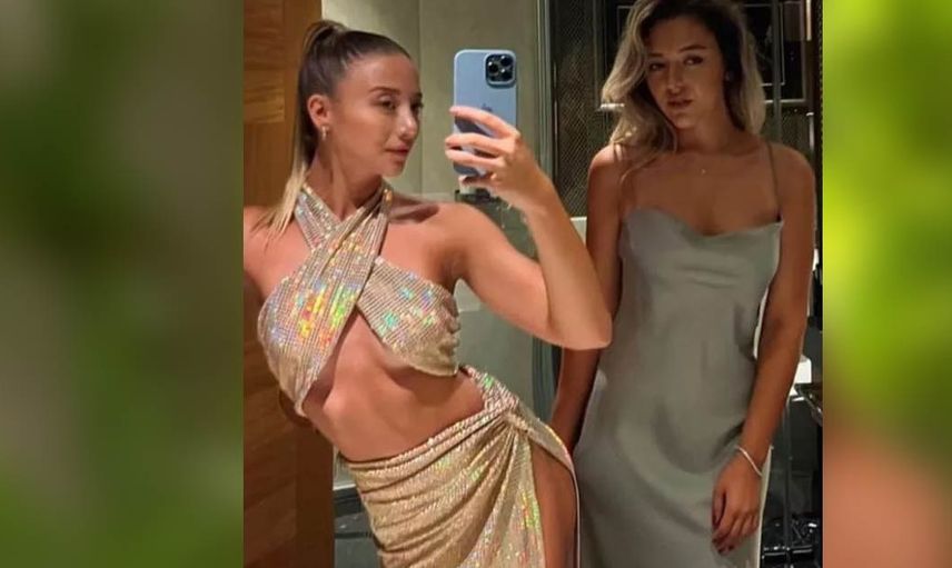 Survivor Aleyna meşhur olmak için yapmadığını bırakmadı! Eteği sıyırdı sahneye atladı!