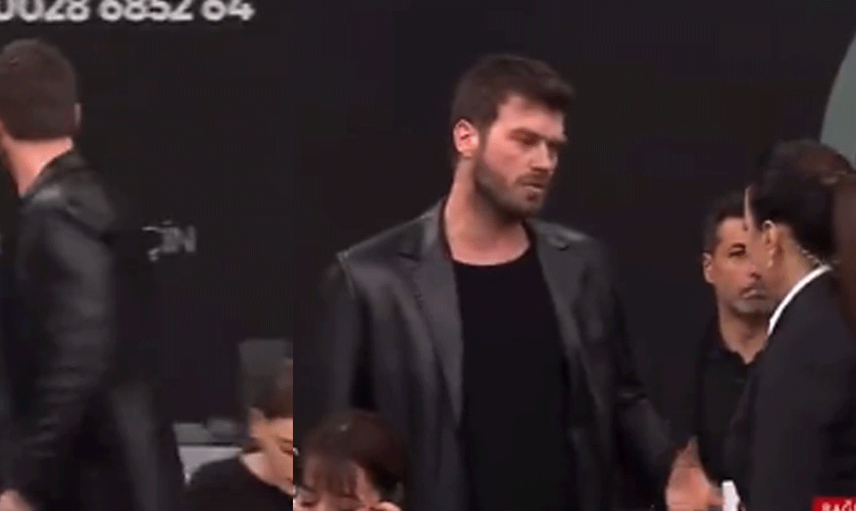 Kıvanç Tatlıtuğ bağış gecesinde sinirlendi 