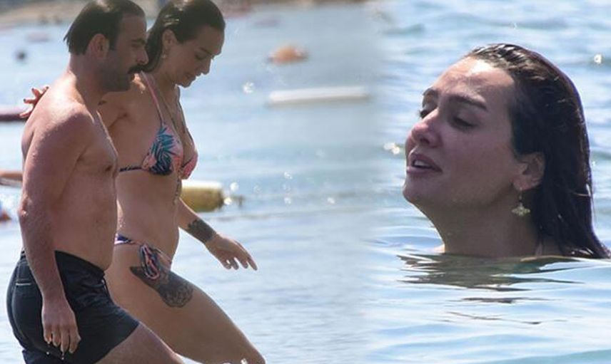 Birce Akalay ile Erdem Hamza Çifti Bodrum'da Görüntülendi