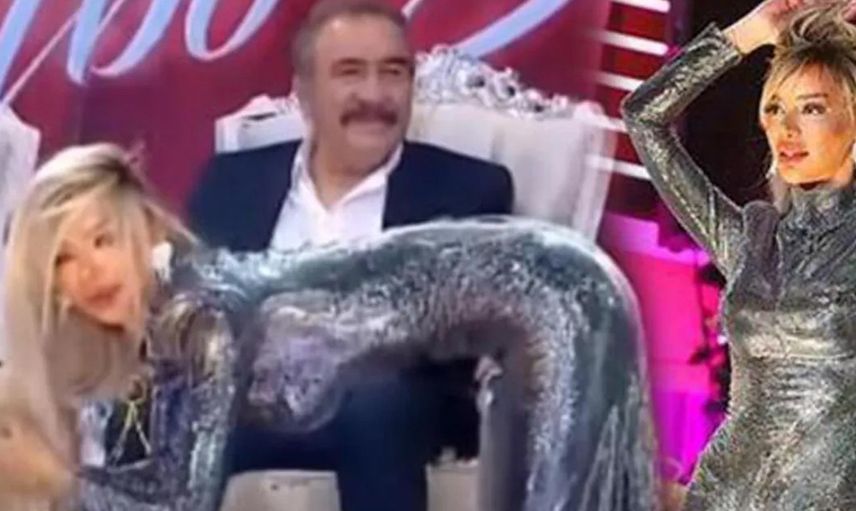 Daha önce Oryantal Didem'e bakmayan Bülent Serttaş bu sefer ünlü dansçıdan gözlerini alamadı