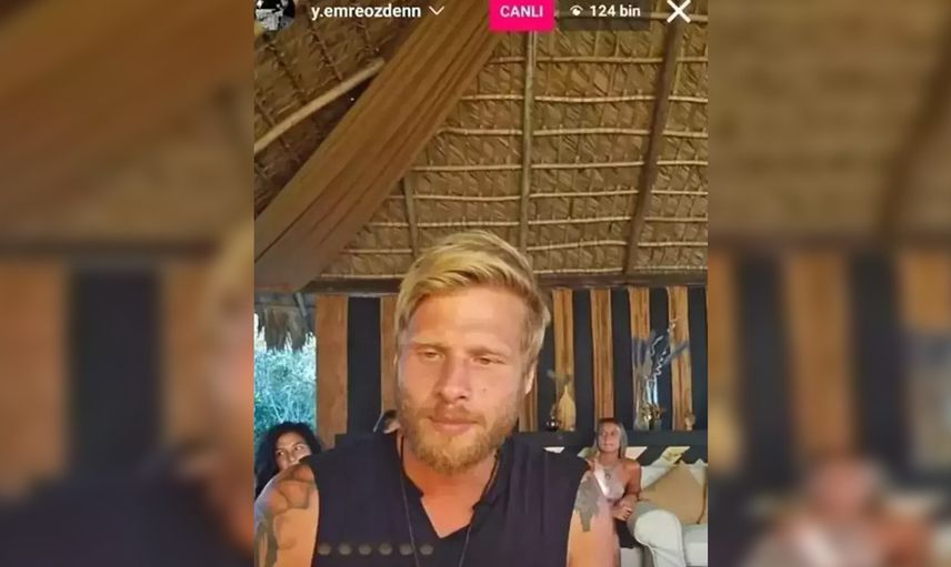 Survivor Yunus Emre'den birleşme partisinde manidar şarkı seçimi: Aleyna'nın gözlerinin içine bakarak... ''Kendim ettim kendim buldum!''