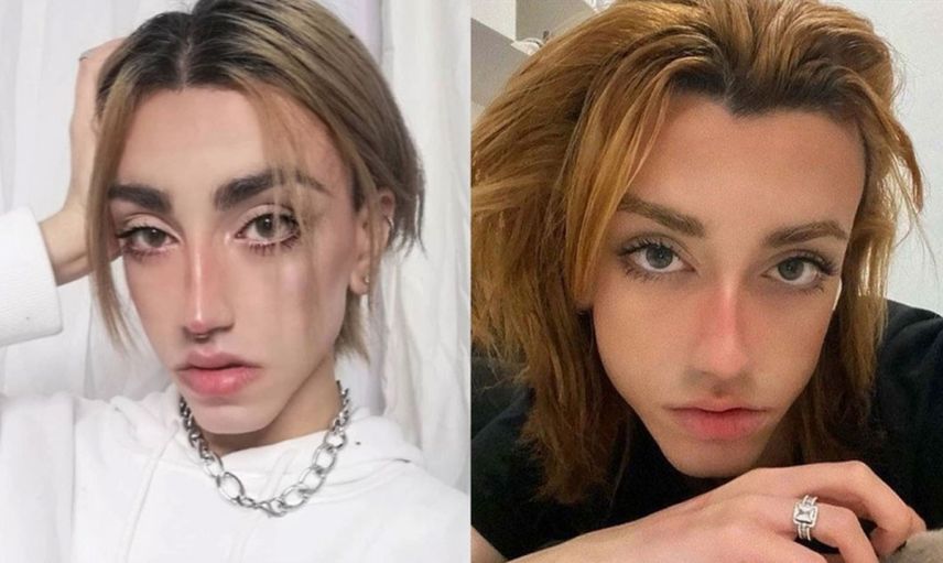 Mika Raun bir kadını göğüsünden öptü bu anlar büyük yankı uyandırdı! Popüler olacağım derken rezil oldu