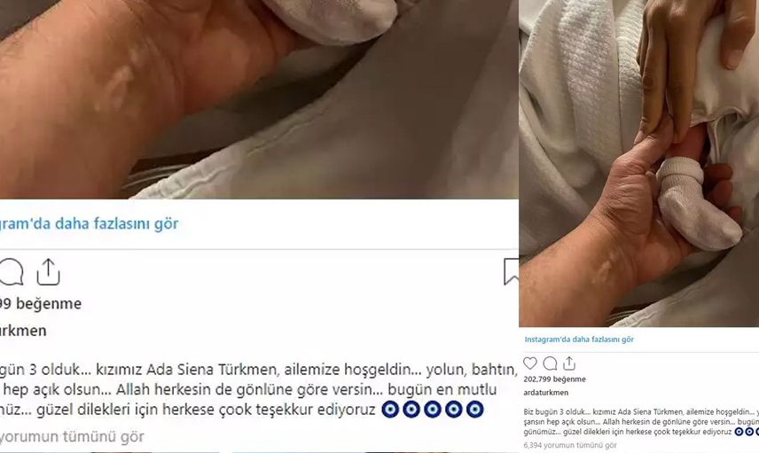 Arda Türkmen baba oldu! Çiftin yeni doğan bebeklerine koydukları isim dikkat çekti
