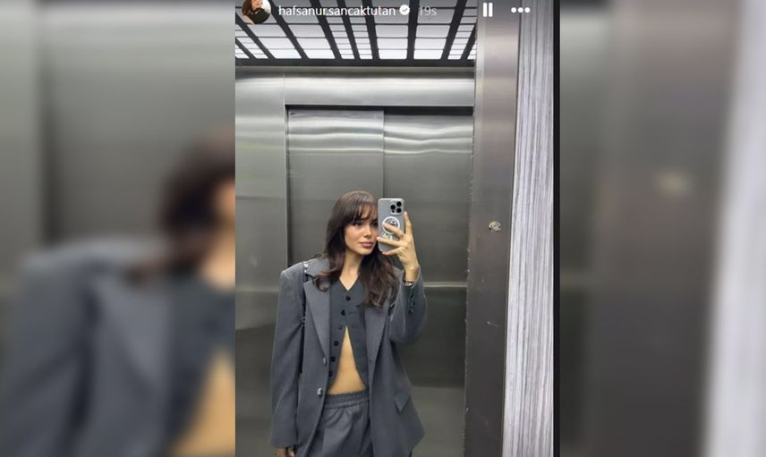 Hafsanur Sancaktutan son pozlarıyla ortalığı yaktı! Tarzıyla dikkat çekti, beğeni yağdı!