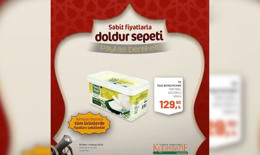 Tarım Kredi Marketin Ramazana özel indirim kataloğunu yayınladı!