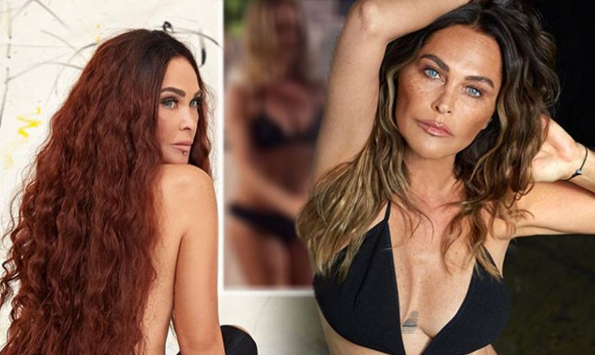 Hülya Avşar beyaz mini elbisesi ile büyüledi