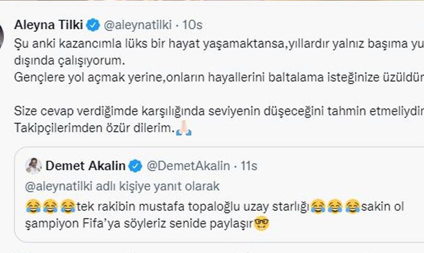 Aleyna Tilki ve Demet Akalın arasındaki gerginlik hız kesmeden devam ediyor az kaldı Demet Aleyna'nın saçını başını yolacak