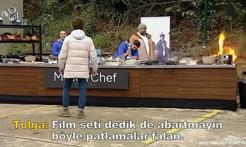 MasterChef'de korku dolu anlar! Yangın çıkınca ortalık bir anda karıştı