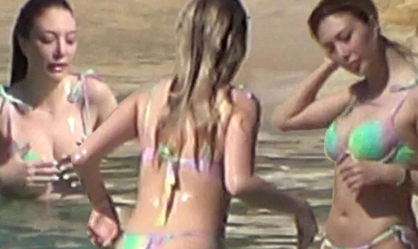 Yasmin Erbil bikinisiyle ortalığı kasıp kavurdu babası Mehmet Ali Erbil sinirden deliye döndü