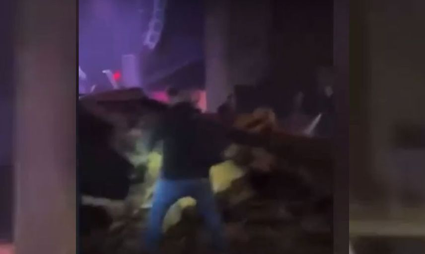 Konser alanı çöktü: Birçok kişi enkaz altında kaldı
