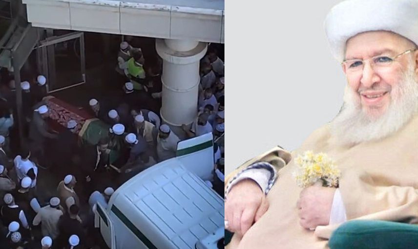 Menzil Şeyhi Seyyid Abdulbaki El-Hüseyni'nin tabutundaki detayı fark edenler gözlerine inanamadı