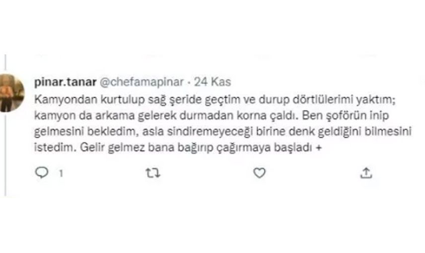 " Yanıma gelip bağırmaya başladı"