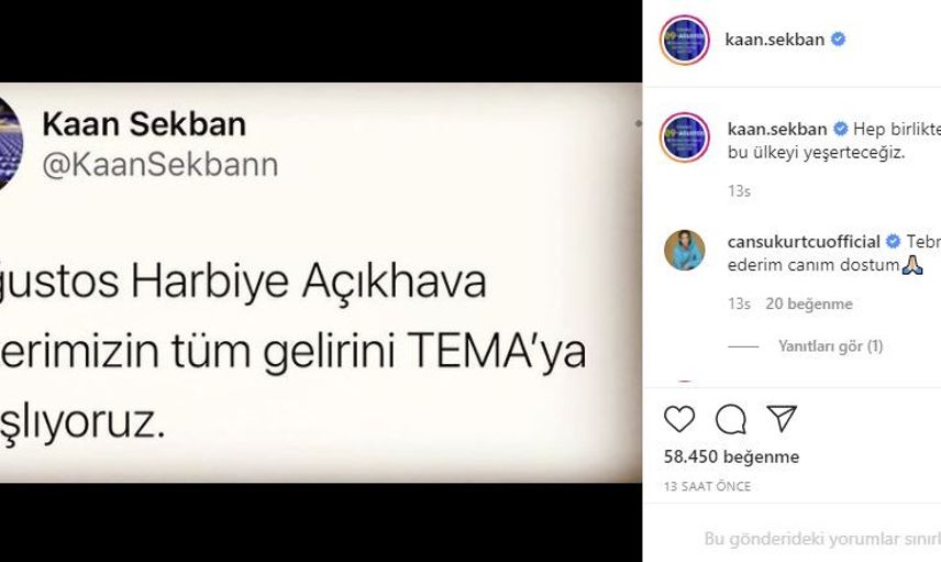 Ünlü İsimler Harekete Geçti! Tema Vakfı'na Bağış Kampanyası Başladı