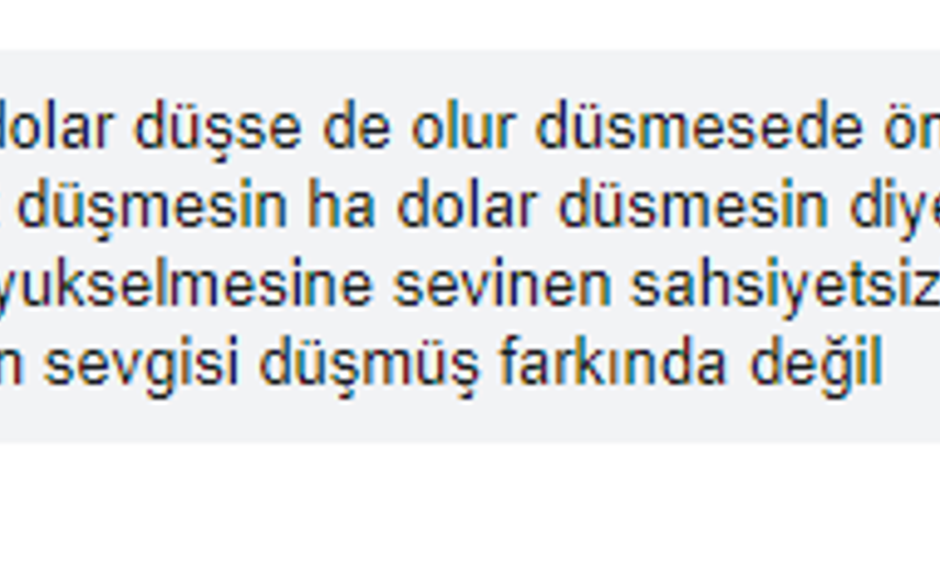 Vatandaşa Sorduk! Sizce Dolar Düşecek mi?