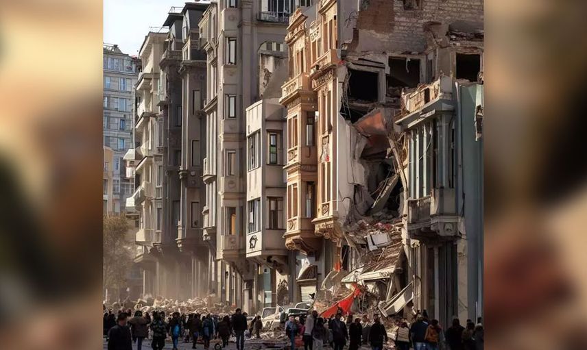 Büyük İstanbul depremini yapay zeka böyle çizdi!