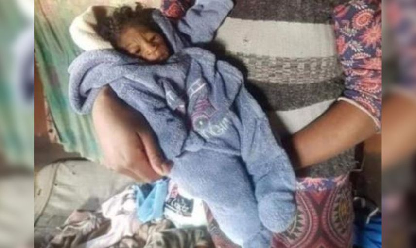 Genç kadın yeni doğan bebeğini görünce hayatının şokunu yaşadı!