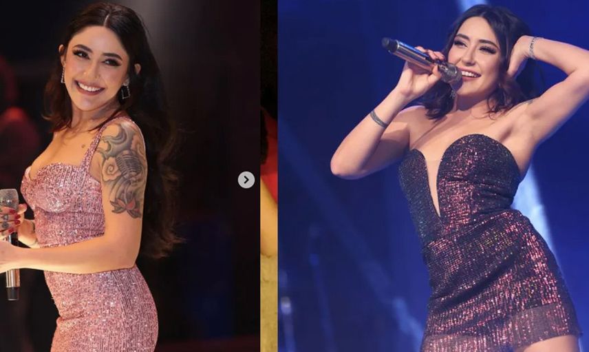 Melek Mosso'dan beklenmedik hareket! Konserde bir anda saçlarını kesmeye başladı